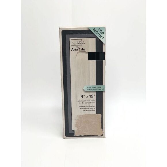 Aria Vent 4016066 1.875 X 12.875 in. ABS Plastic Vent Cover Matte Black - Picture 3 of 6